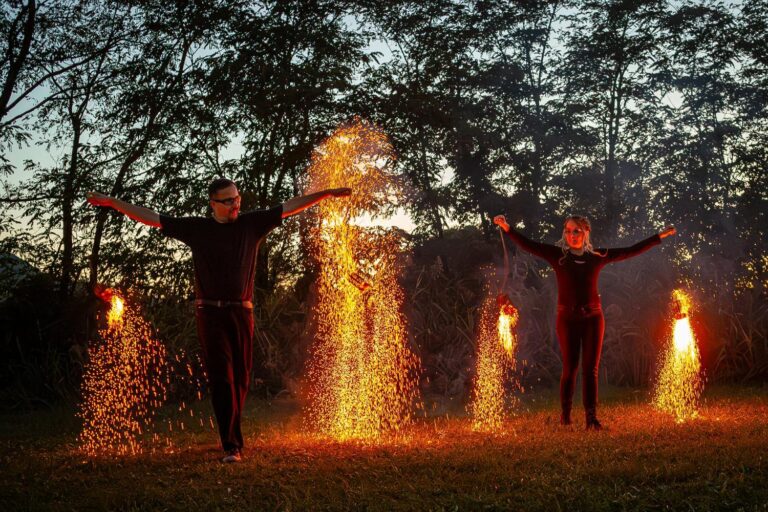 Cirkunion tűzzsonglőr produkció